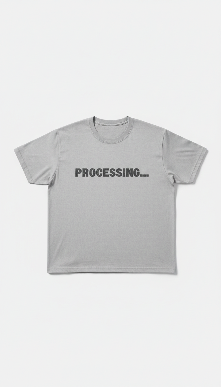 Relaxed Tee With UI Phrase