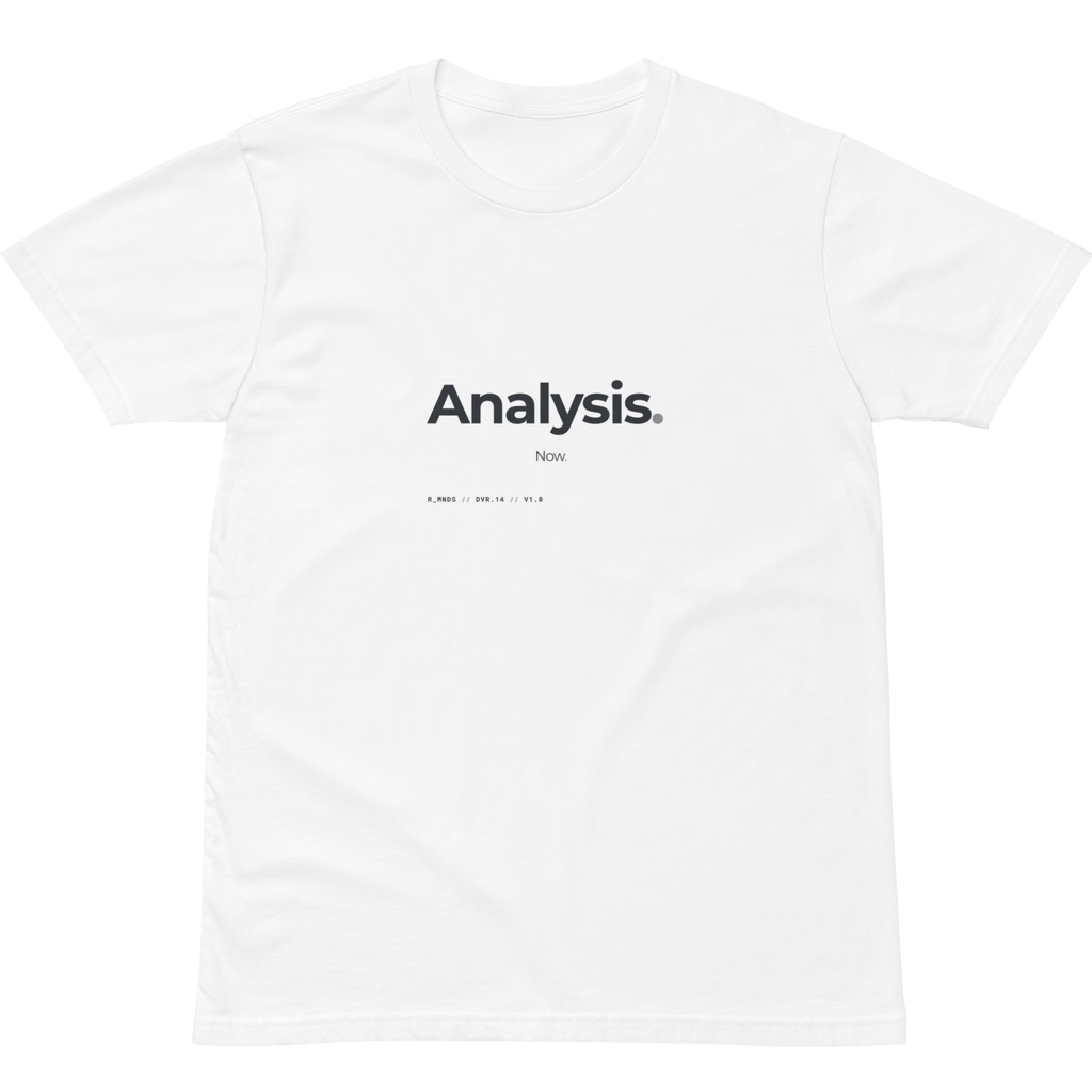 DVR.14 // Analysis. T-Shirt