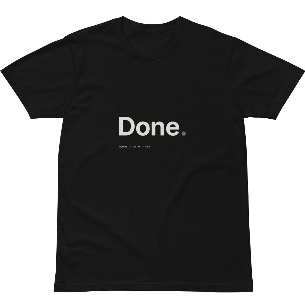 ANC.01.2 // Done. T-Shirt