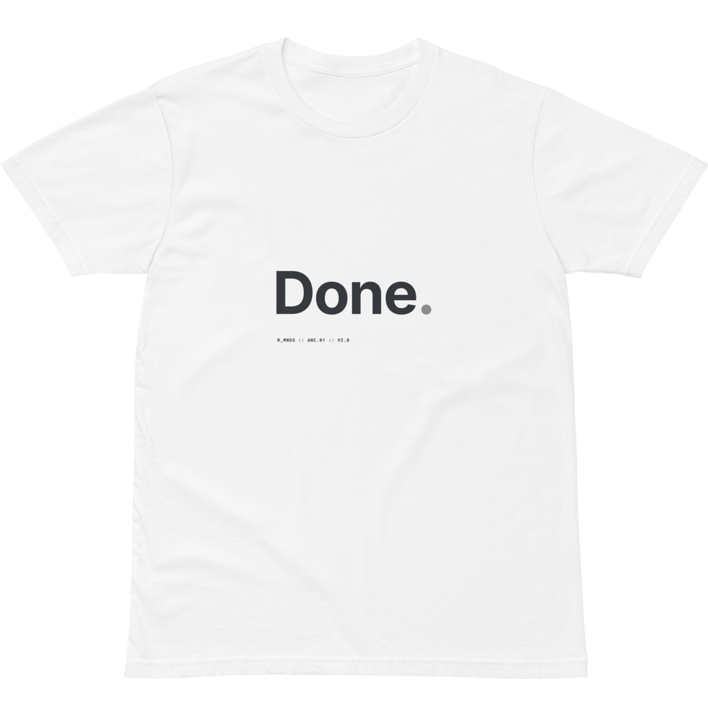 ANC.01.2 // Done. T-Shirt