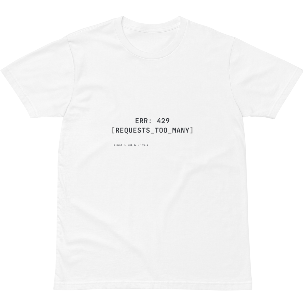 LMT.04 // ERR 429 REQUESTS TOO MANY T-Shirt