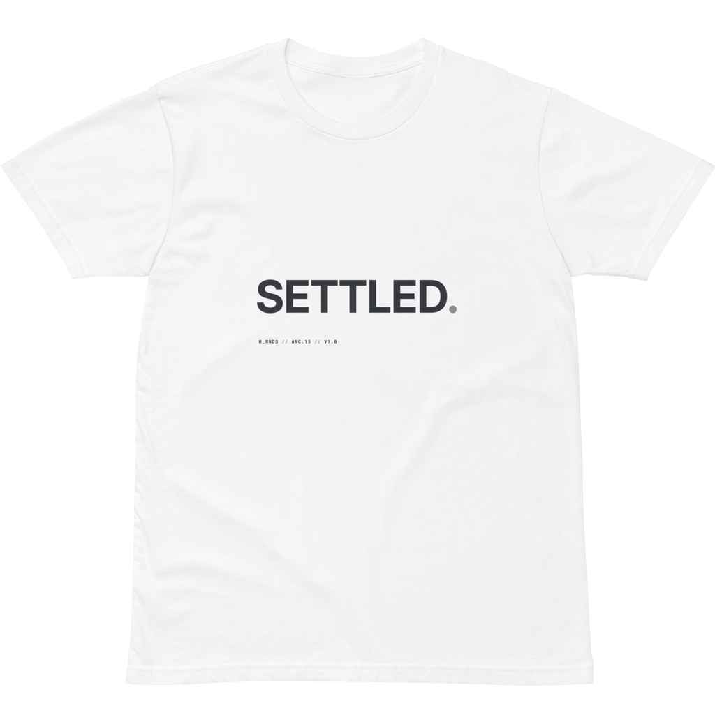 ANC.15 // SETTLED. T-Shirt